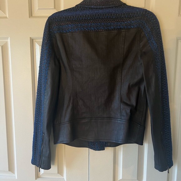 7 For All Mankind / Malhia Kent moto jean jacket. Size Medium. - Picture 3 of 6